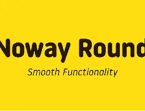 Noway Round font