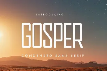 GOSPER font