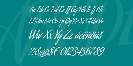 Aguafina Script font