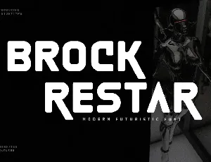 Brock Restar font