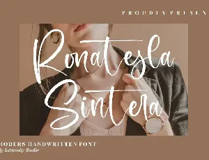 Ronatesla Sintera font