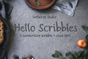 Hello Scribbles – Handwritten font