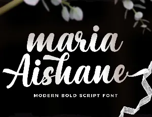 Maria Aishane font