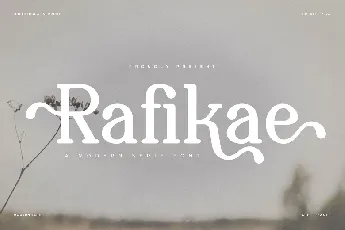 Rafikae font