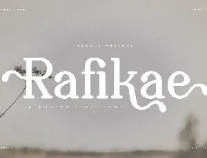 Rafikae font