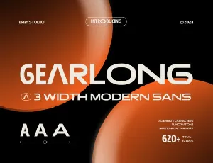 Gearlong font