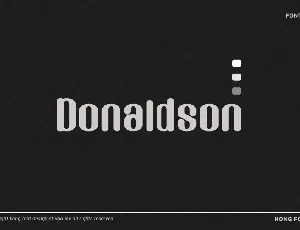 Donaldson Sans font