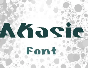 Akasic font