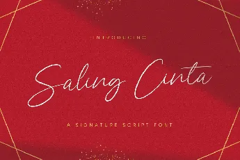 Saling Cinta font