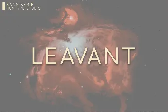 Leavant font