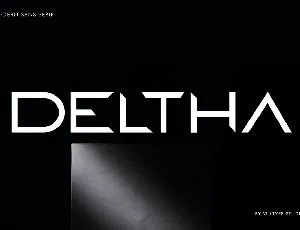 Deltha font