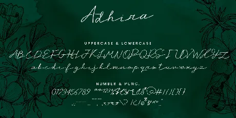 Adhira font