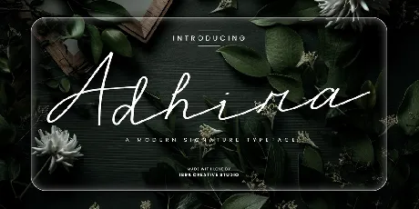 Adhira font