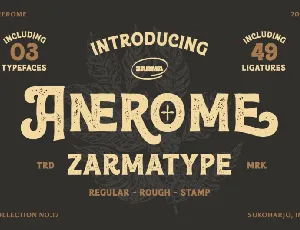 Anerome Display font