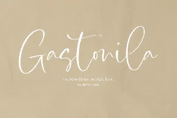 Gastonila font