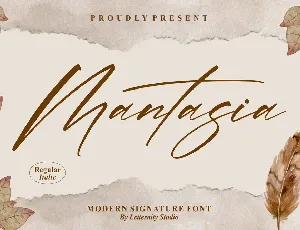 Mantasia font