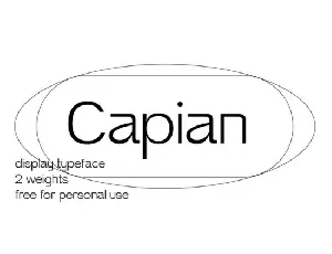 Capian font