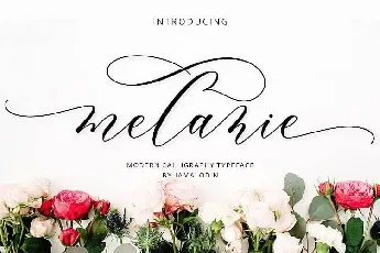 Melanie Calligraphy font