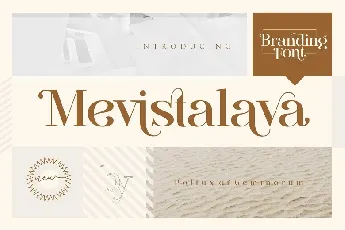 Mevistalava font