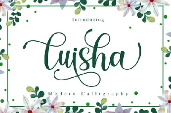 Luisha Modern Calligraphy font