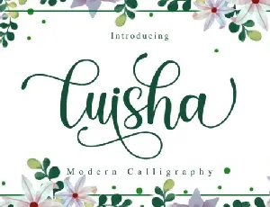 Luisha Modern Calligraphy font