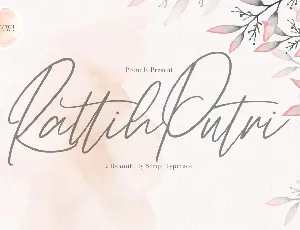 Rattih Putri font