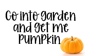 Pumpkin Butter font