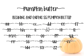 Pumpkin Butter font