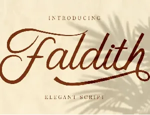 Faldith font