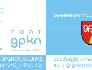 gpkn font