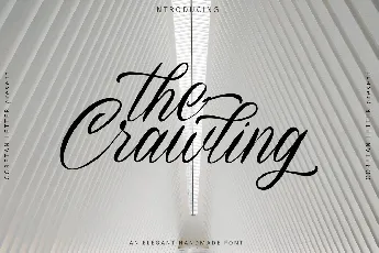 The Crawling font