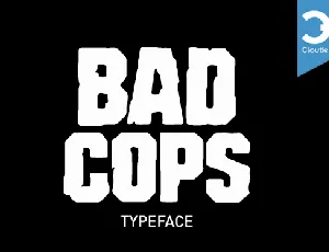 CF Bad Cops font