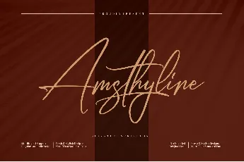 Amsthyline font