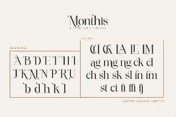 Monthis font