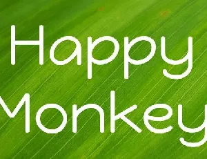 Happy Monkey font