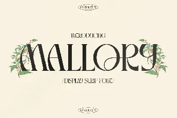 Mallory font