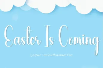 Easter Is Coming Script font