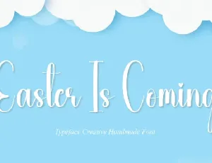 Easter Is Coming Script font