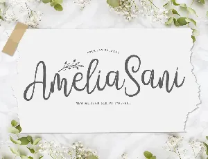 Amelia Sani font