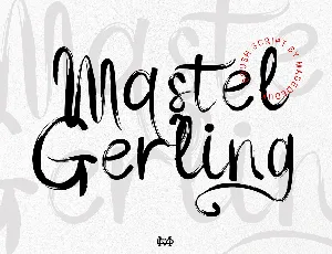 Mastel Gerling Demo font