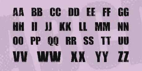 DIRTYBAG font
