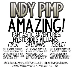 Indy Pimp font