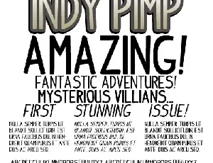 Indy Pimp font