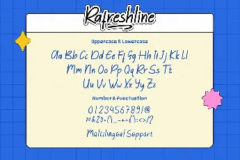 Rafreshline font