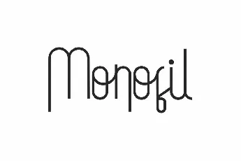 Monofil font