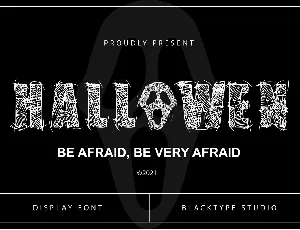 Hallowen font