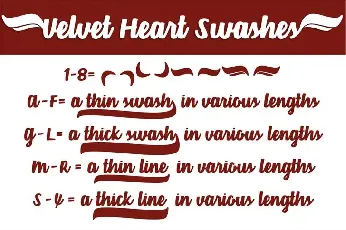 Velvet Heart font