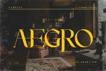 Aegro font