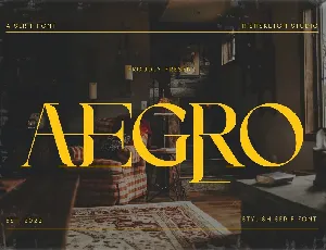 Aegro font