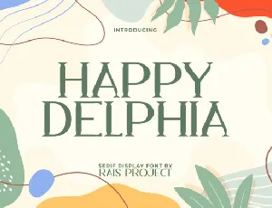 Happy Delphia font